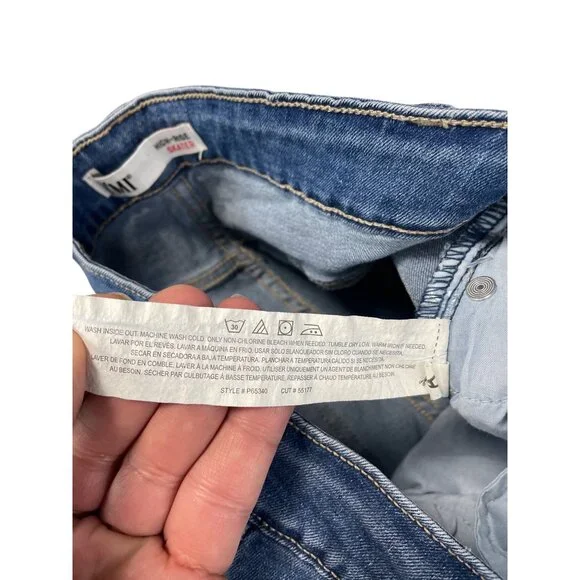 YMI High-Rise Skater Wide-Leg womans blue denim Jeans Size 3/26 SKU 9455 - Picture 6 of 13